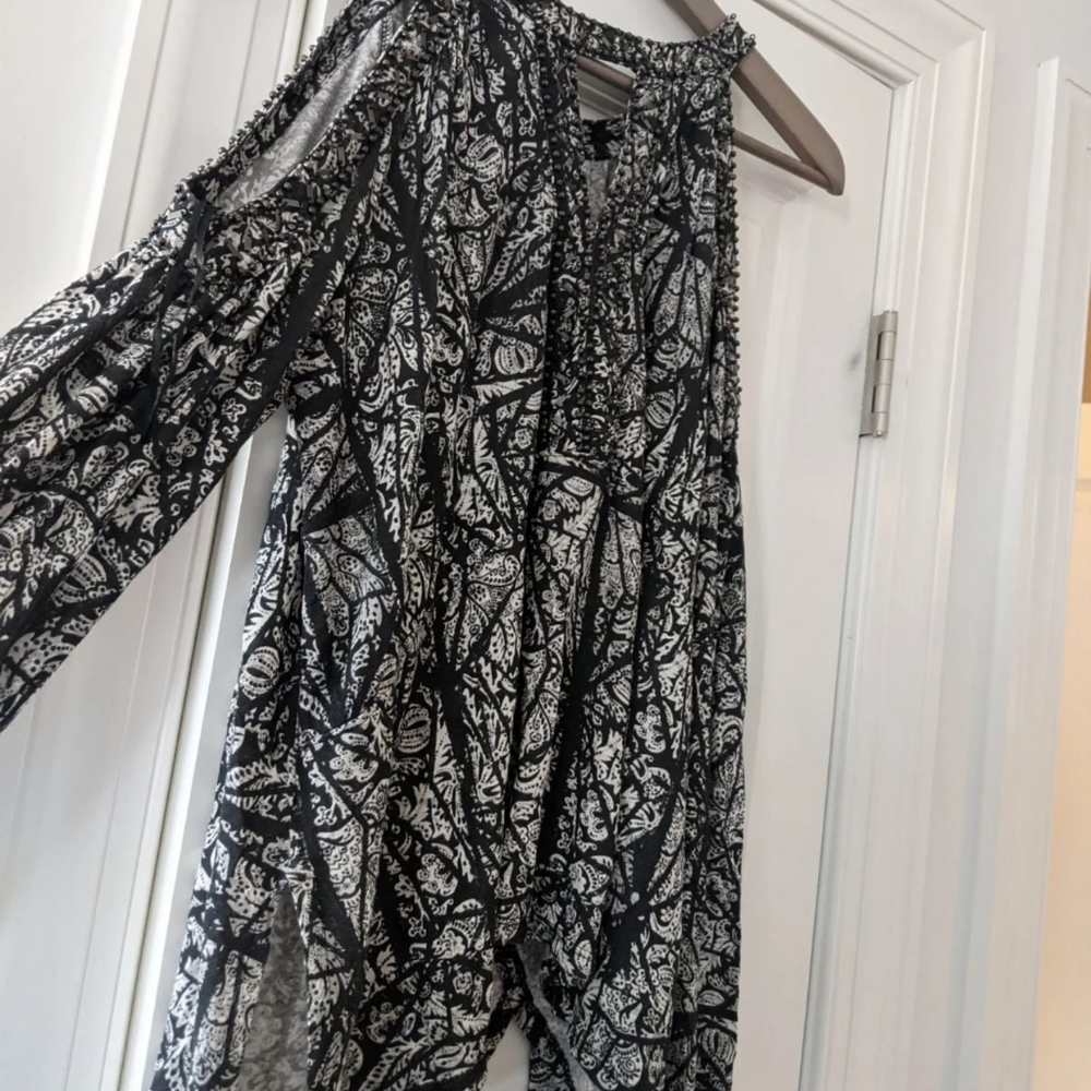 Free People boho cold shoulder top xs - Picture 3 of 5